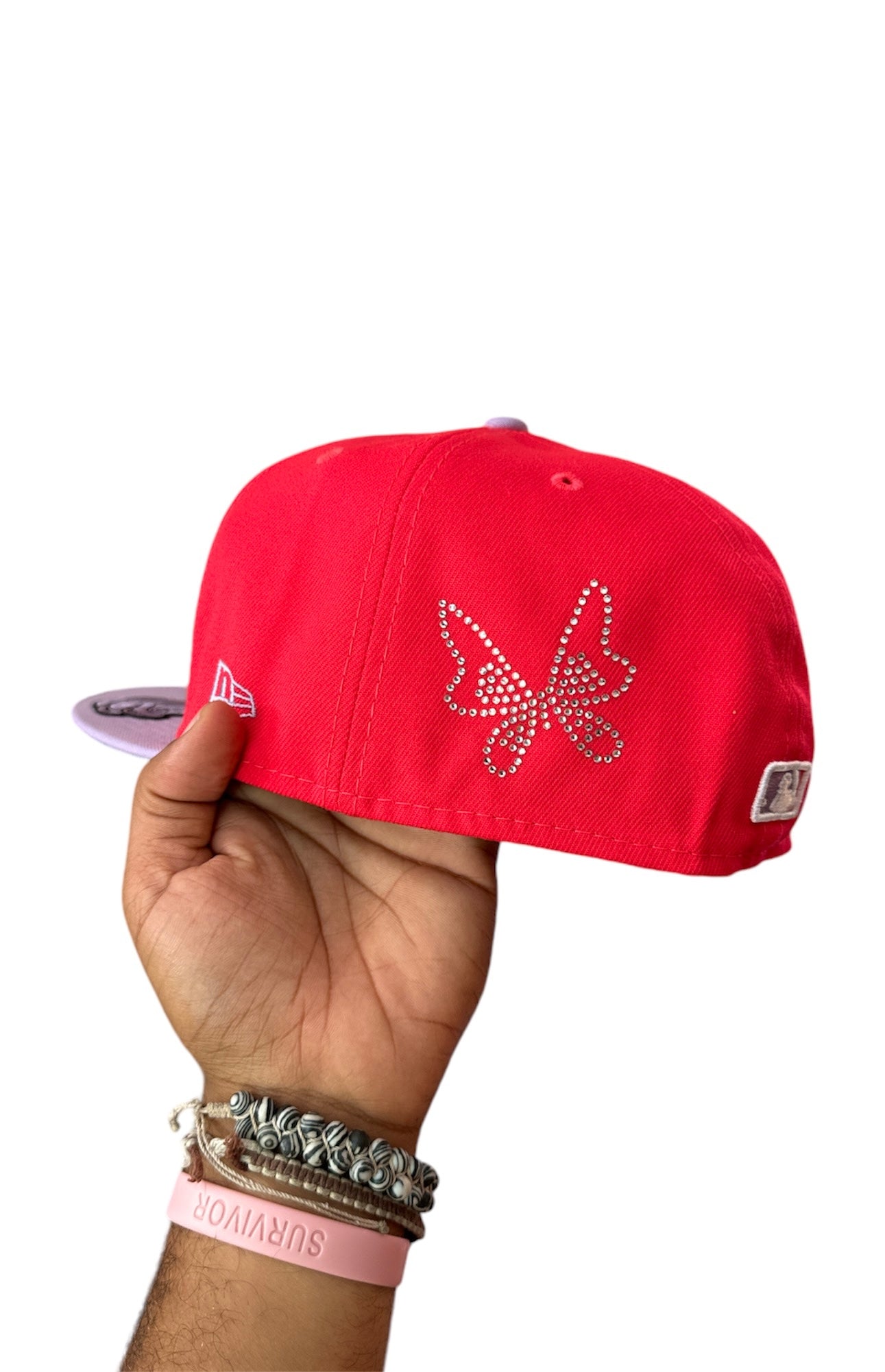 Size 7 5/8 Infrared Yankees Fitted