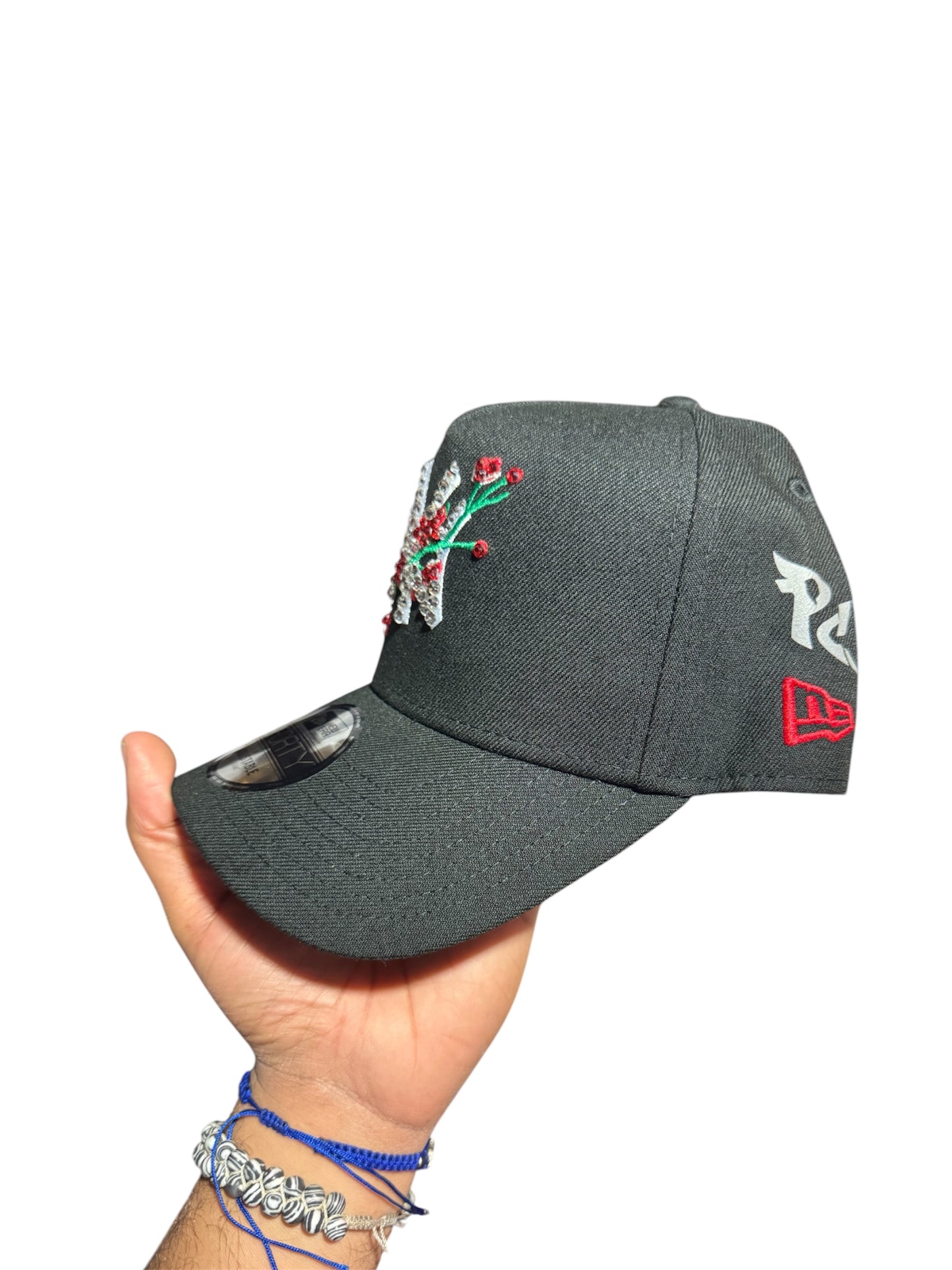 POLANCAPS NY ICE BLOSSOM BLACK SNAPBACK