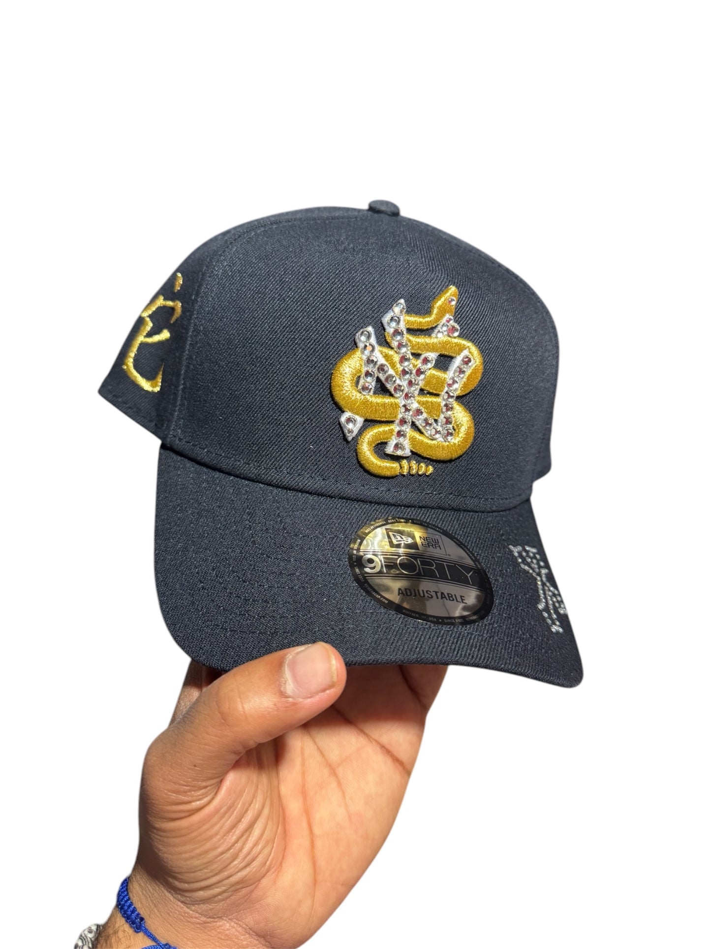 POLANCAPS NY ICE SNAKE NAVY SNAPBACK