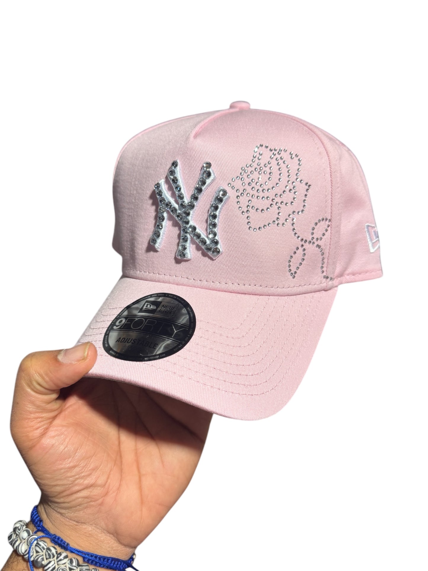 POLANCAPS NY ICE PINK ROSE SNAPBACK