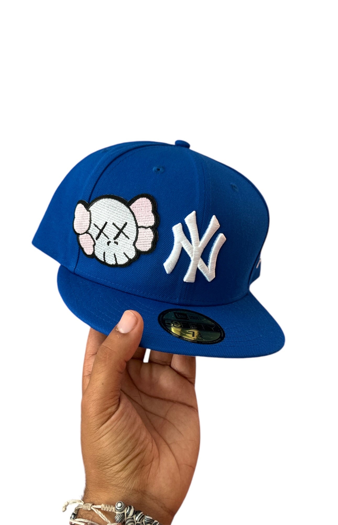 Size 7 3/4 KAWS Blue Yankees Fitted