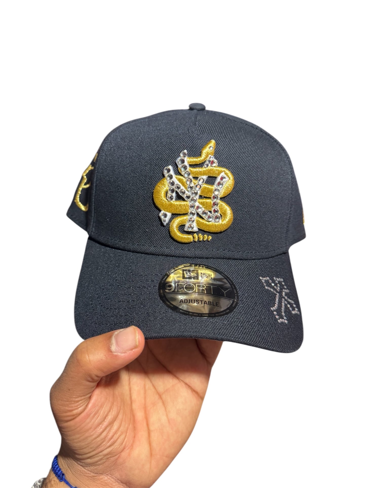 POLANCAPS NY ICE SNAKE NAVY SNAPBACK