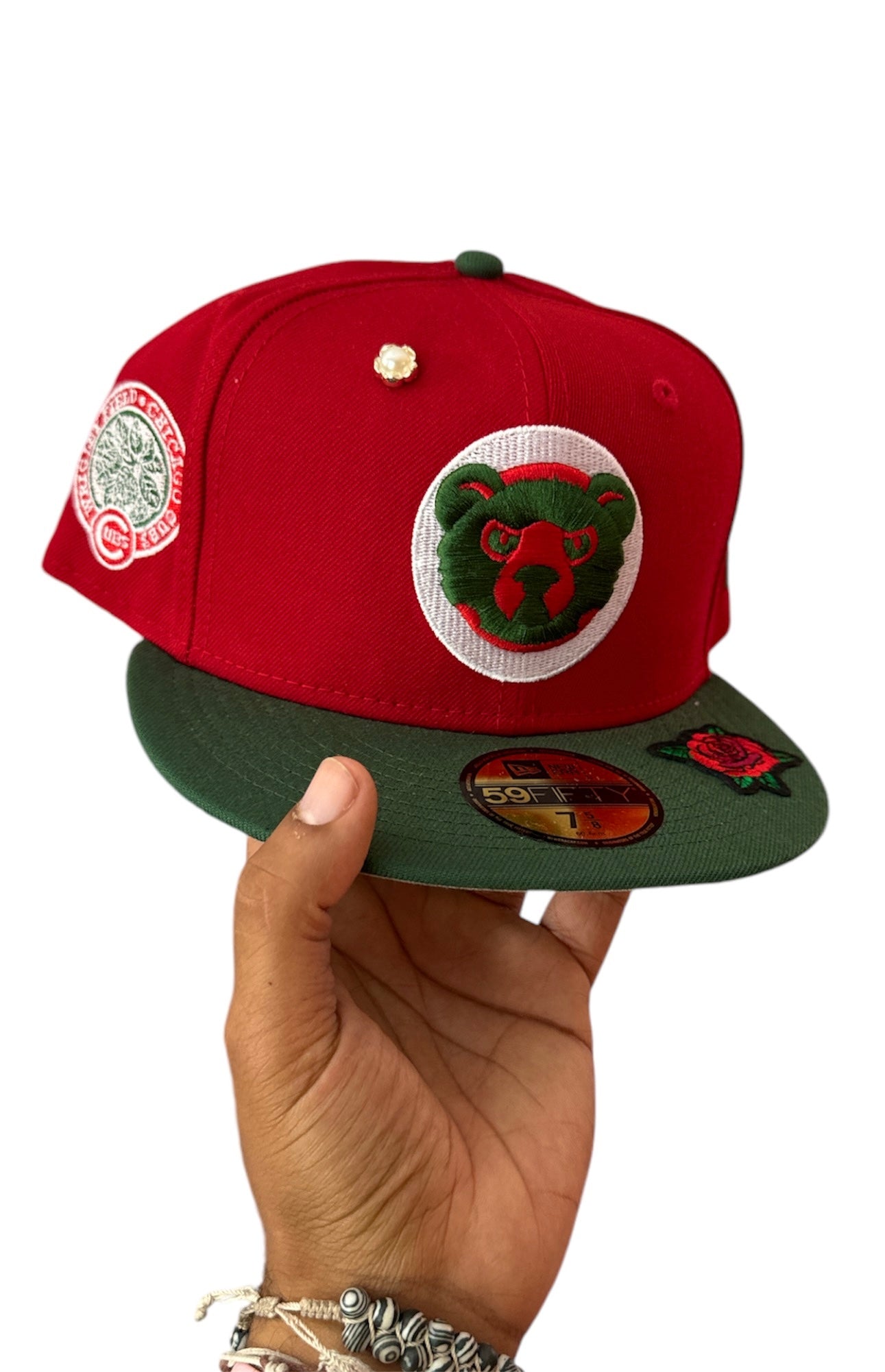 Size 7 5/8 Gucci Cubs Fitted