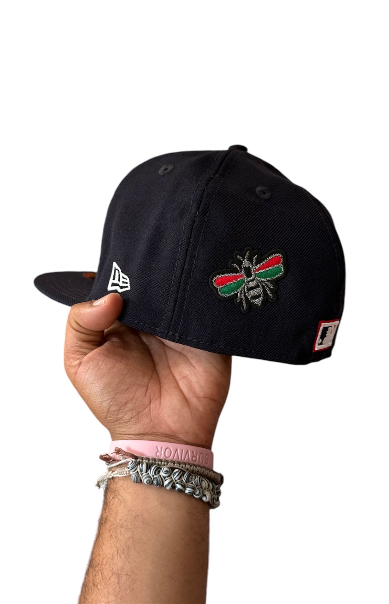 Size 7 1/4 Floral Boston Fitted