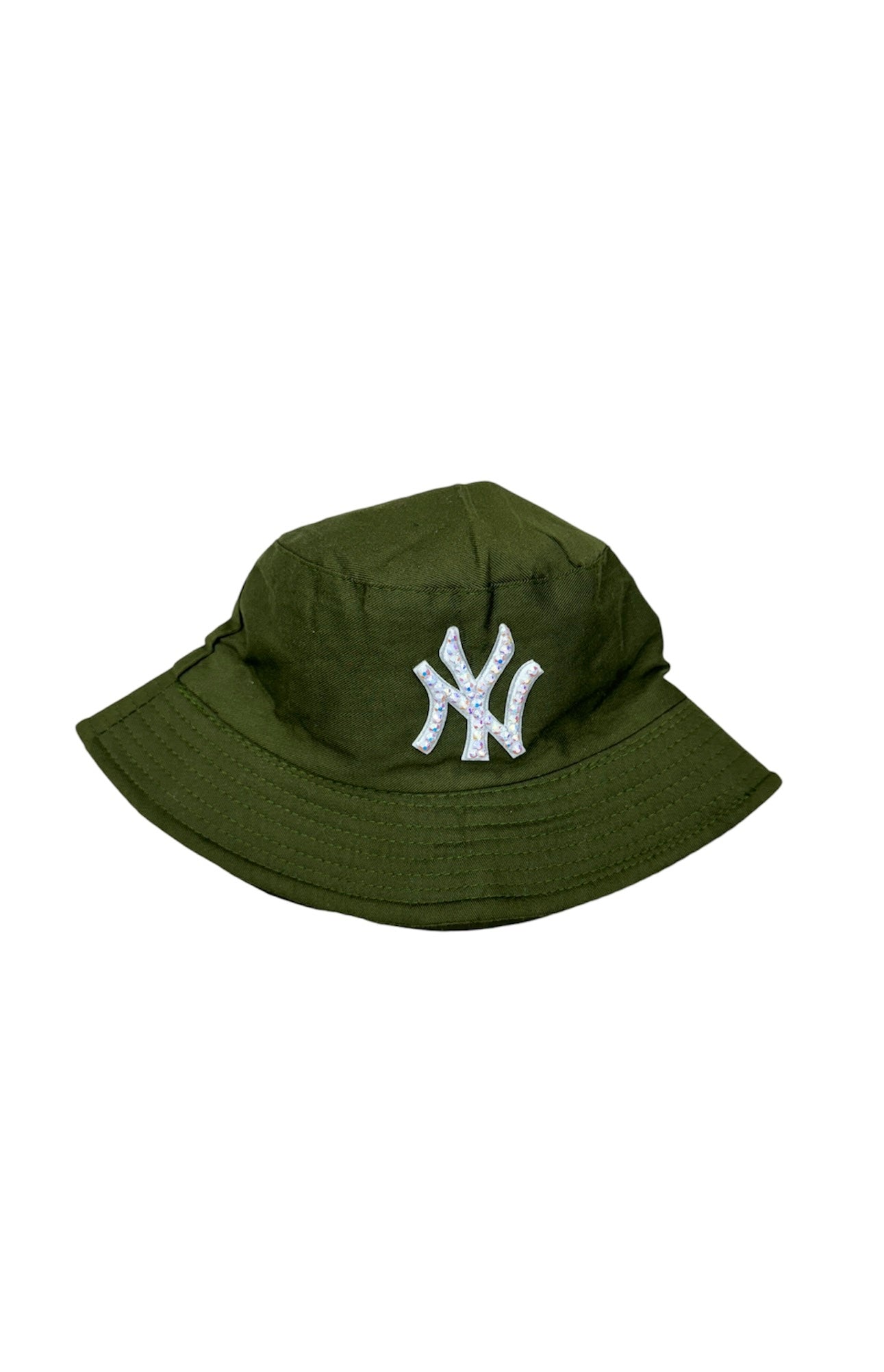 POLANCAPS ICE NY Army Green Bucket Hat