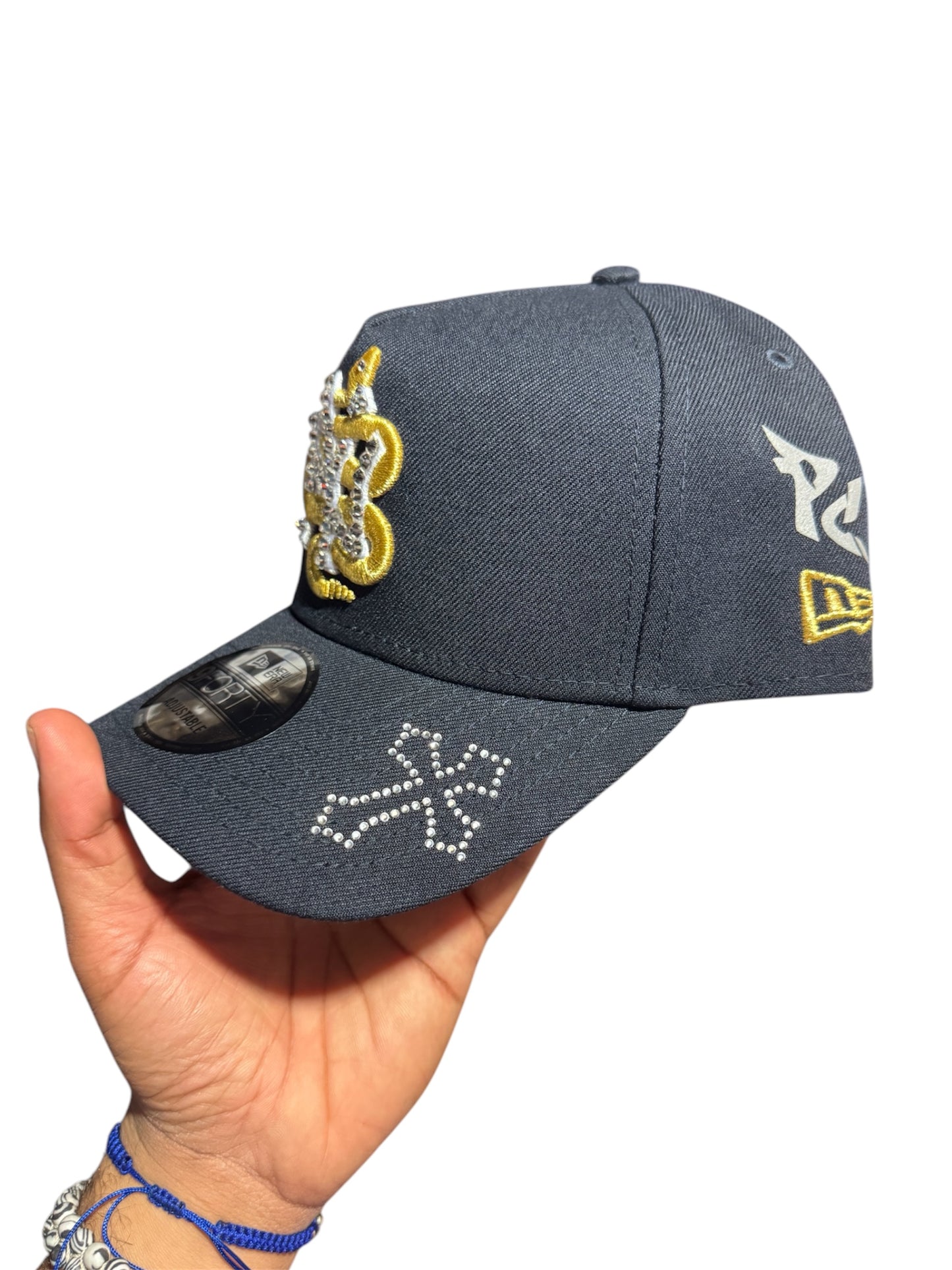 POLANCAPS NY ICE SNAKE NAVY SNAPBACK
