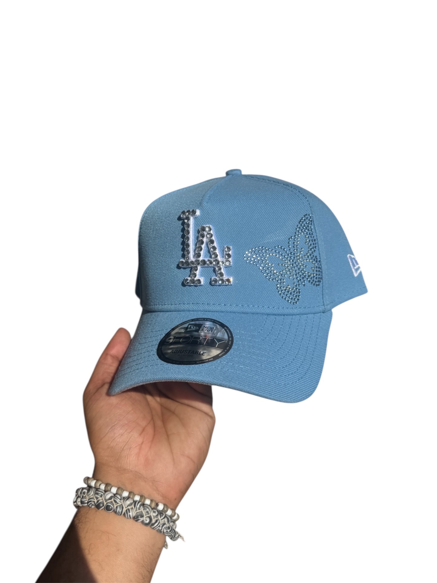 POLANCAPS LA Sky Blue Butterfly SNAPBACK