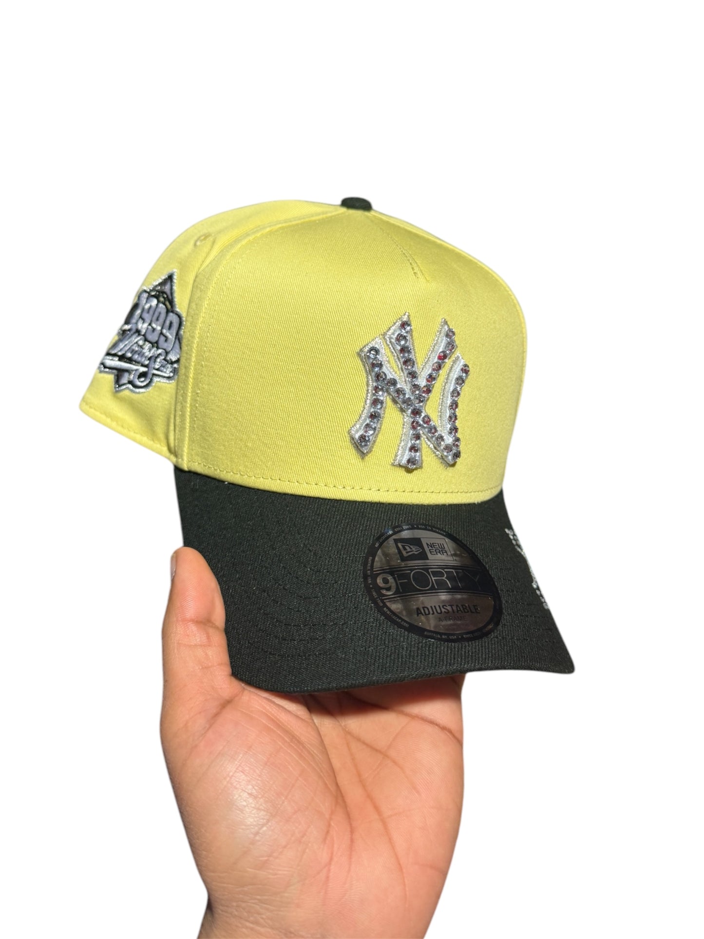 POLANCAPS NY ICE PASTEL YELLOW SNAPBACK