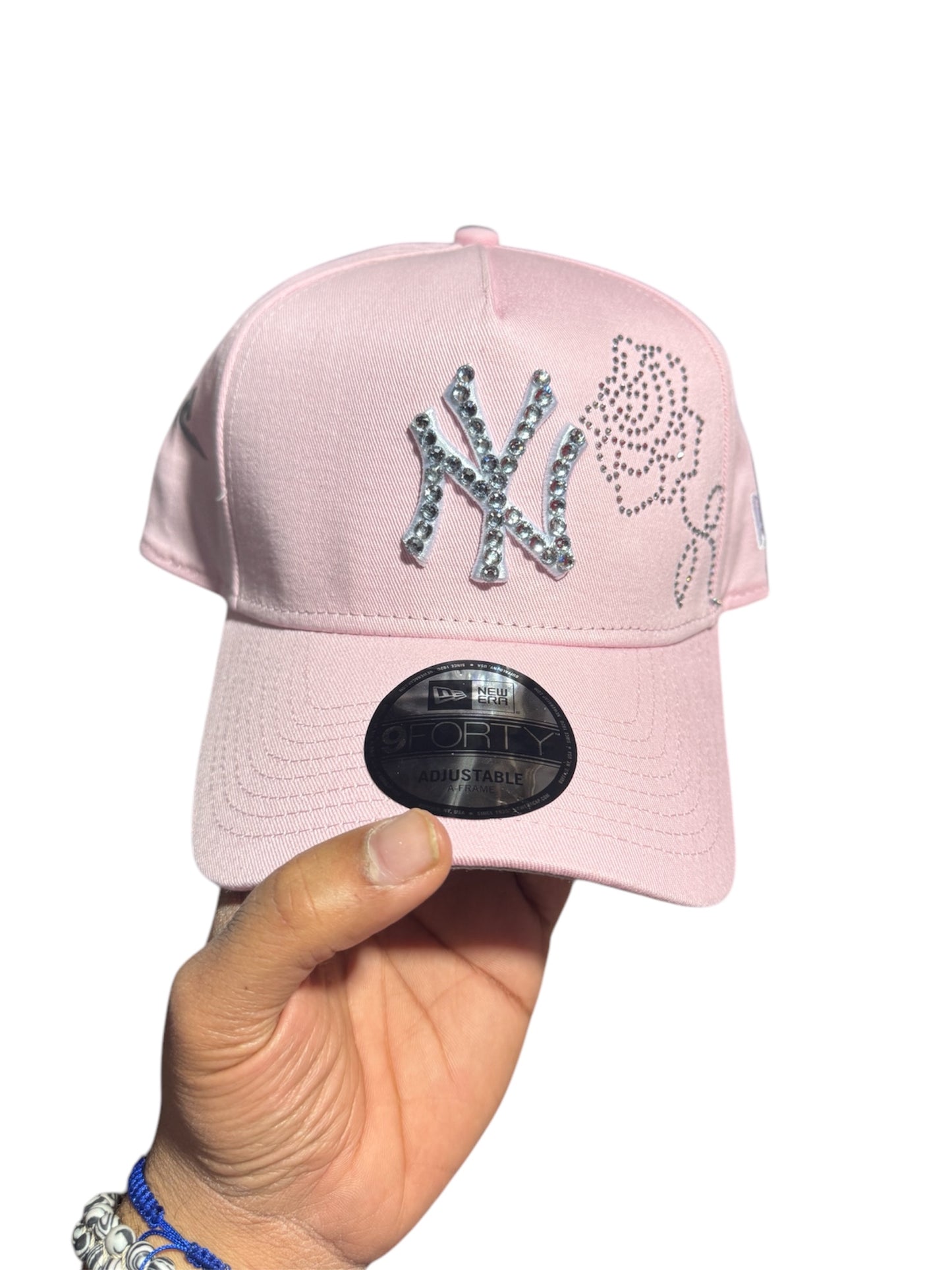 POLANCAPS NY ICE PINK ROSE SNAPBACK