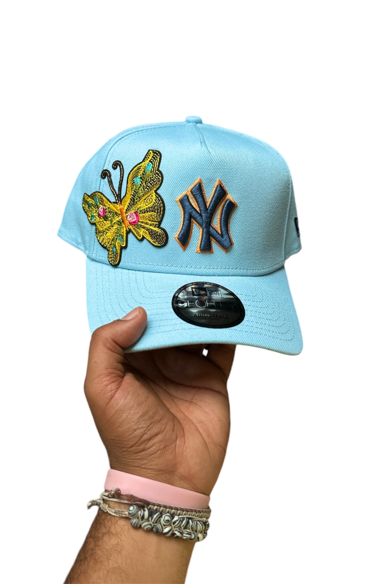 SNAPBACK Sky Blue Butterfly Yankees