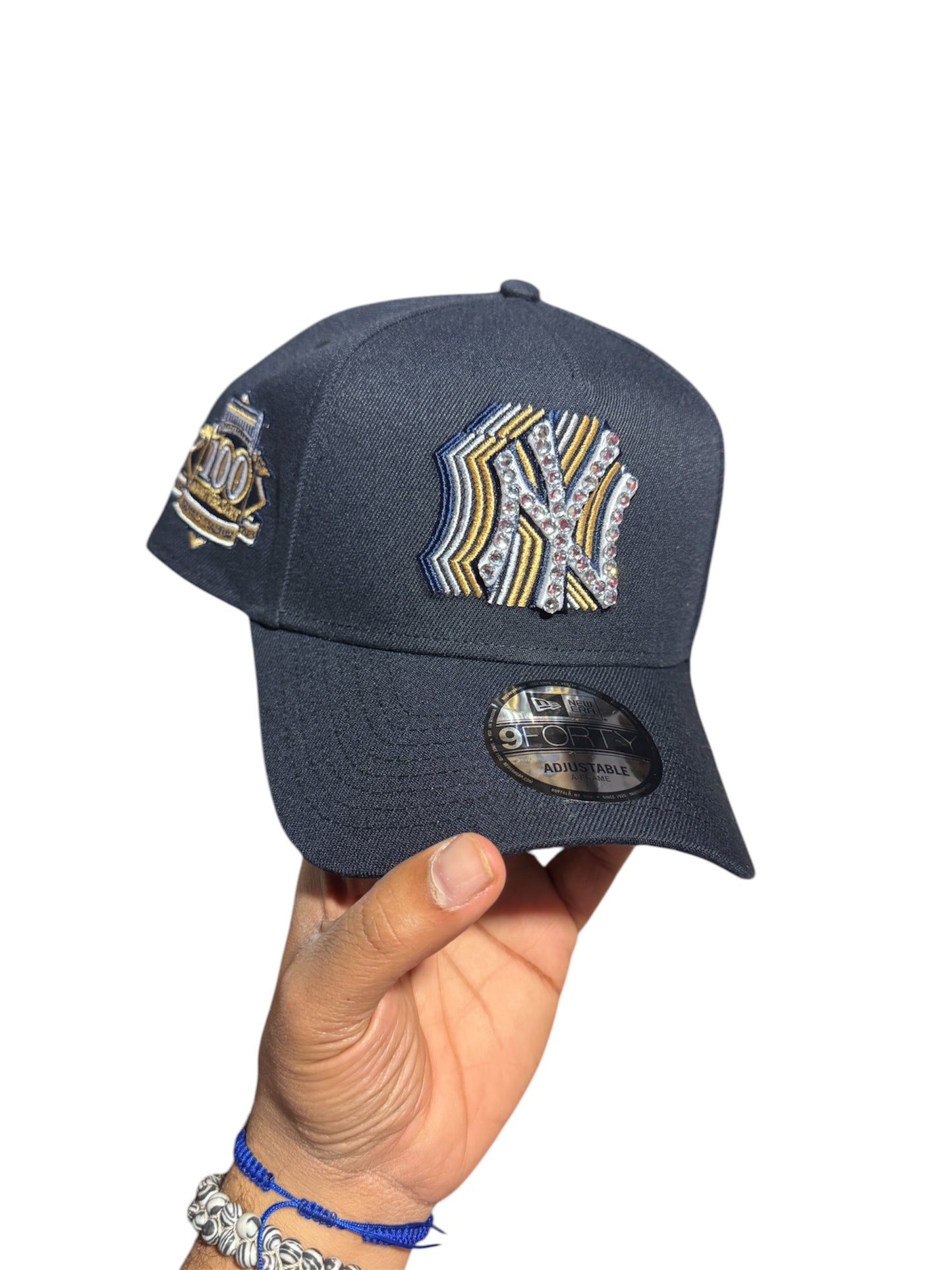 POLANCAPS NY ICE 3D NAVY SNAPBACK