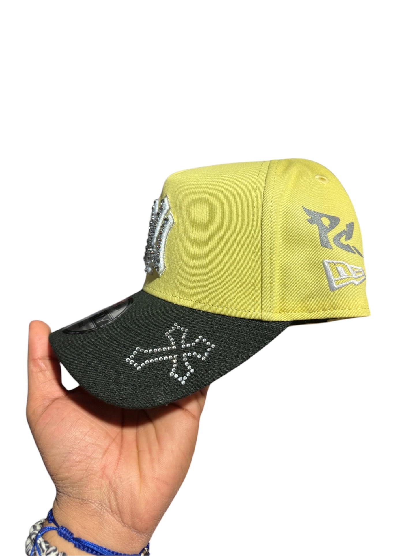 POLANCAPS NY ICE PASTEL YELLOW SNAPBACK