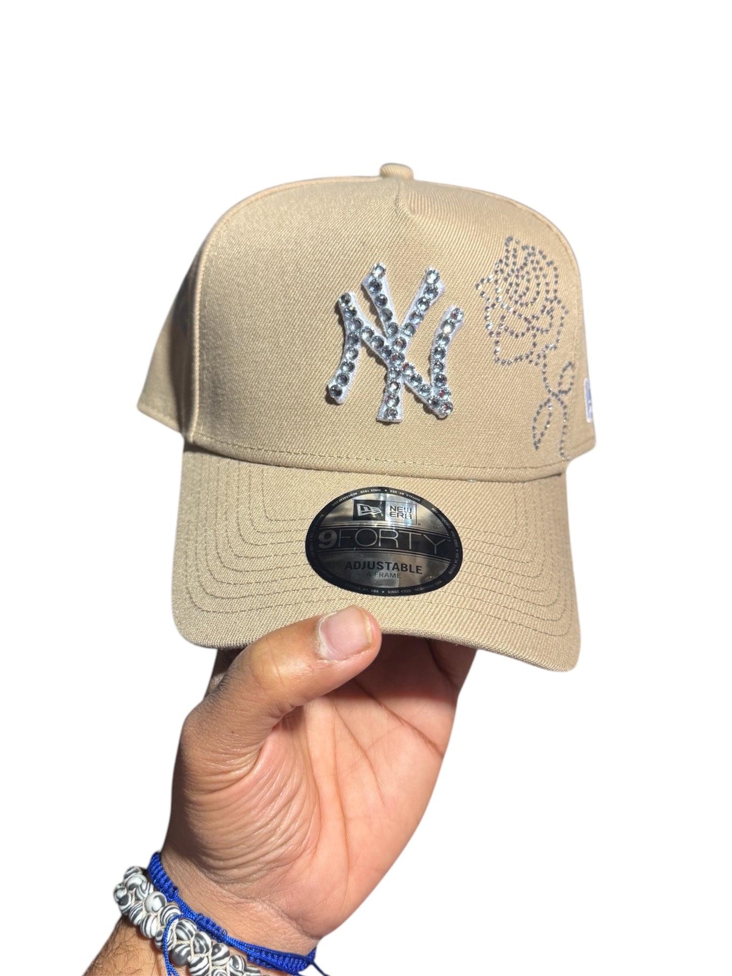 POLANCAPS NY ICE ROSE SAND SNAPBACK