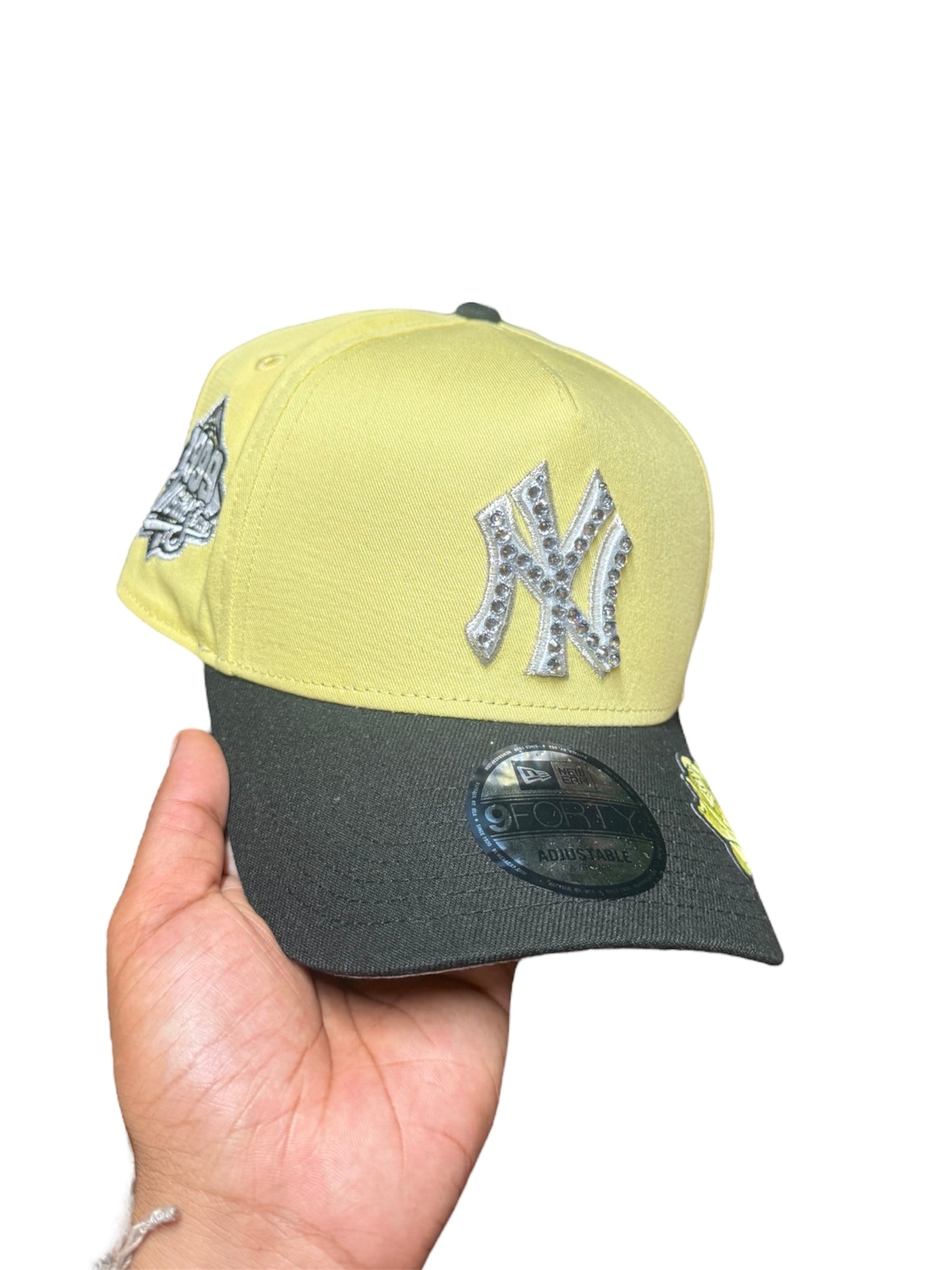 POLANCAPS NY ICE PASTEL YELLOW SNAPBACK