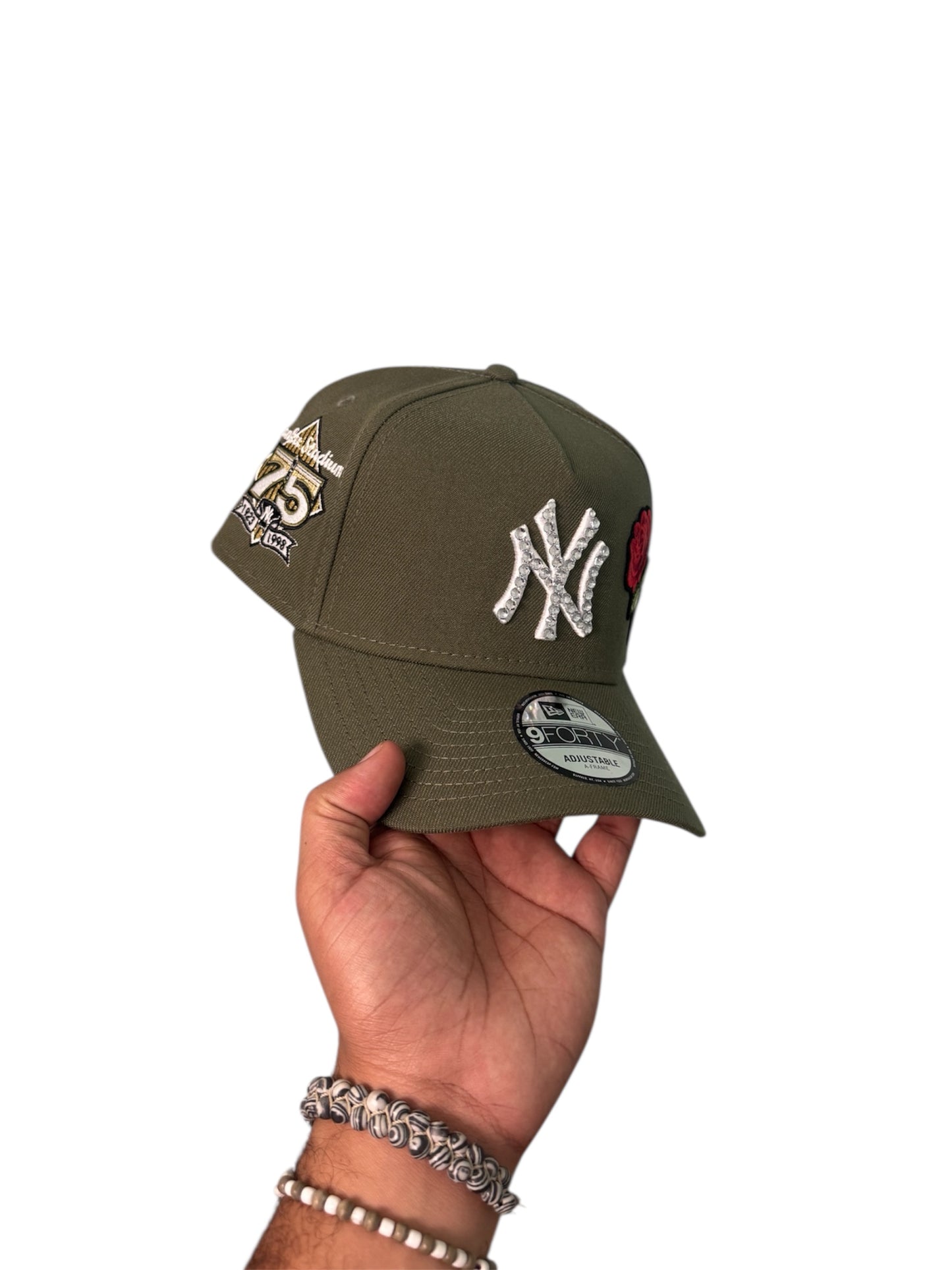 POLANCAPS NY ICE Olive Rose SNAPBACK