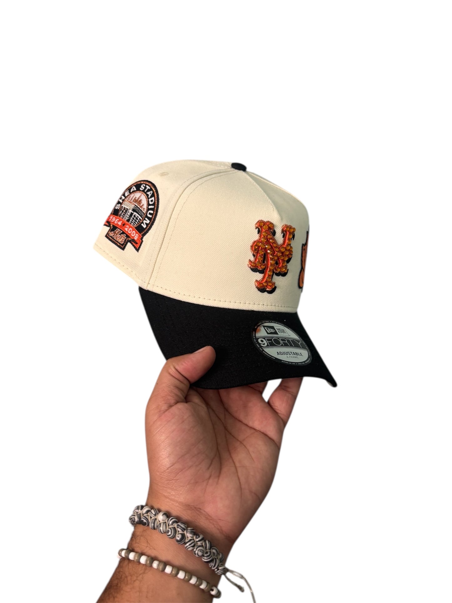 POLANCAPS NY METS ORANGE ICE SNAPBACK