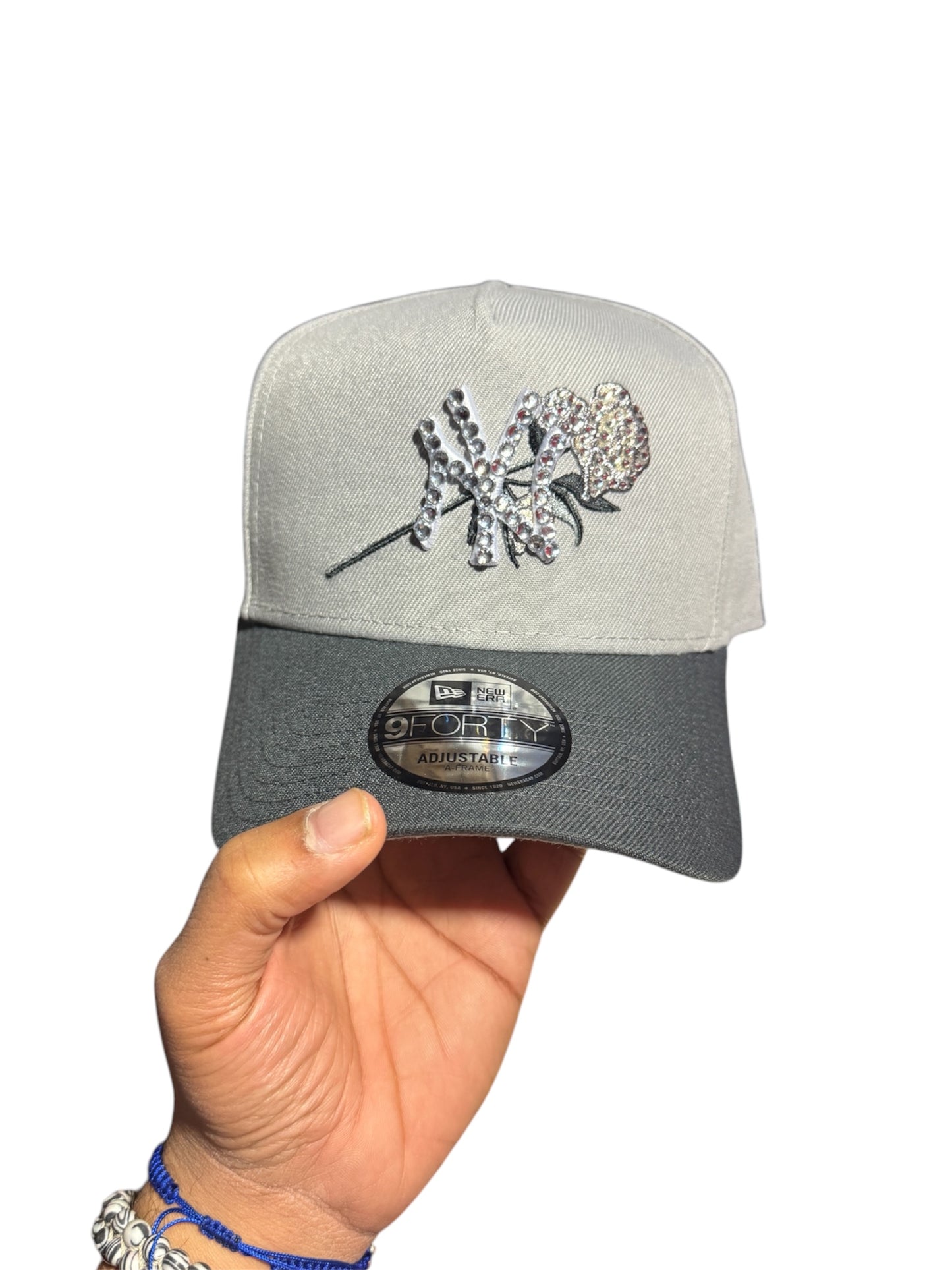 POLANCAPS NY ICE COOL GREY ROSE SNAPBACK