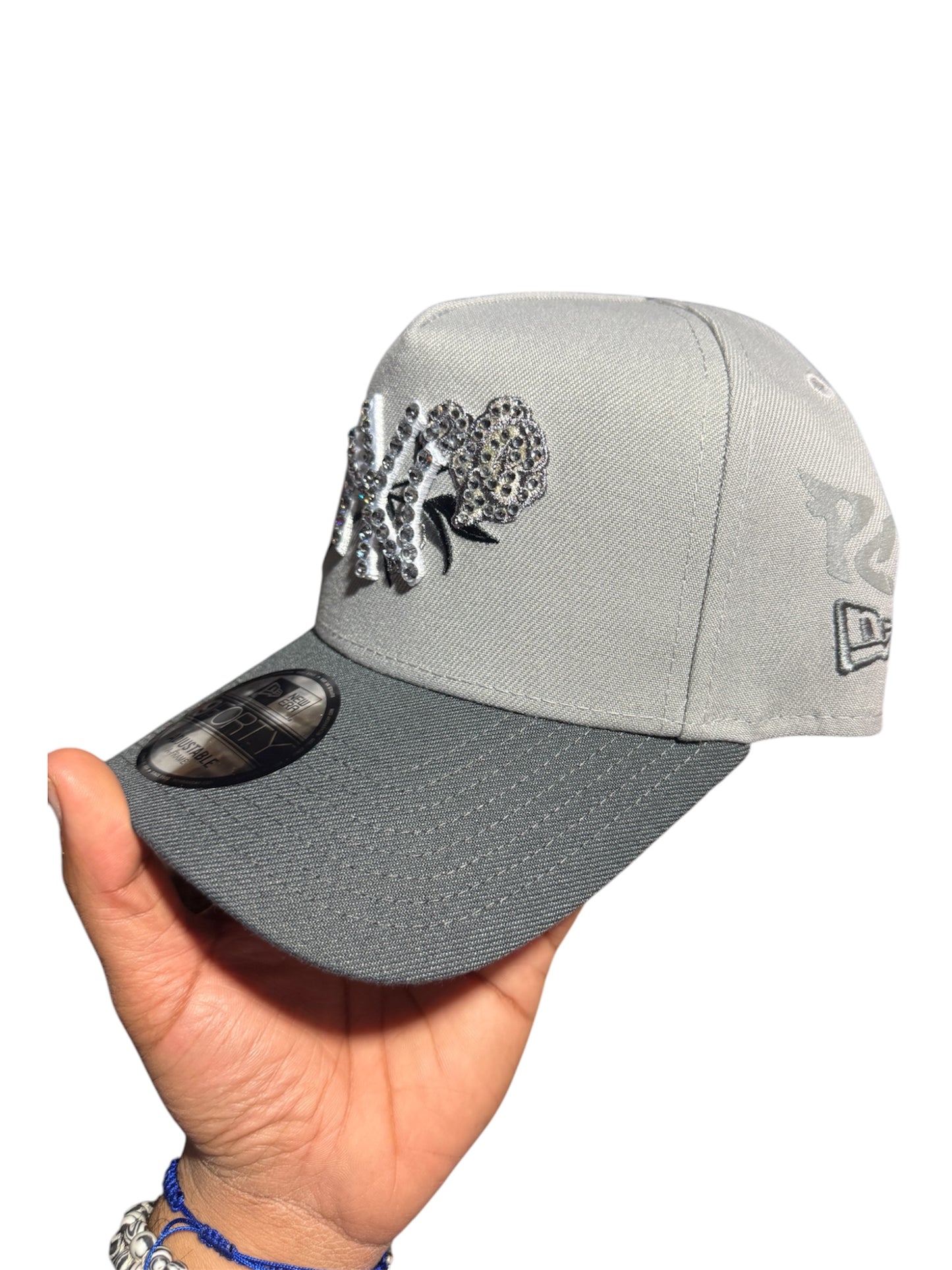 POLANCAPS NY ICE COOL GREY ROSE SNAPBACK