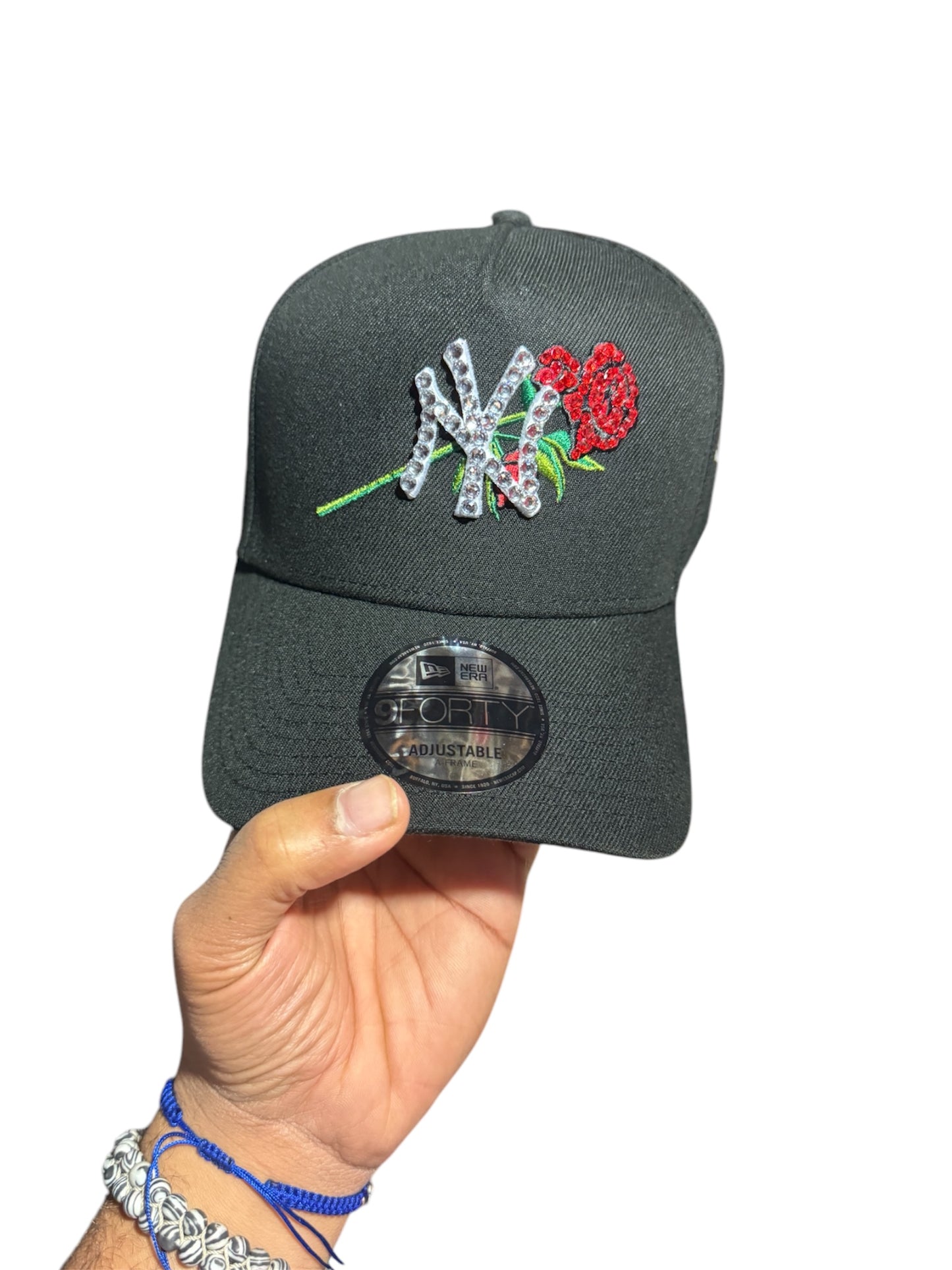 POLANCAPS NY ICE ROSE BLACK SNAPBACK
