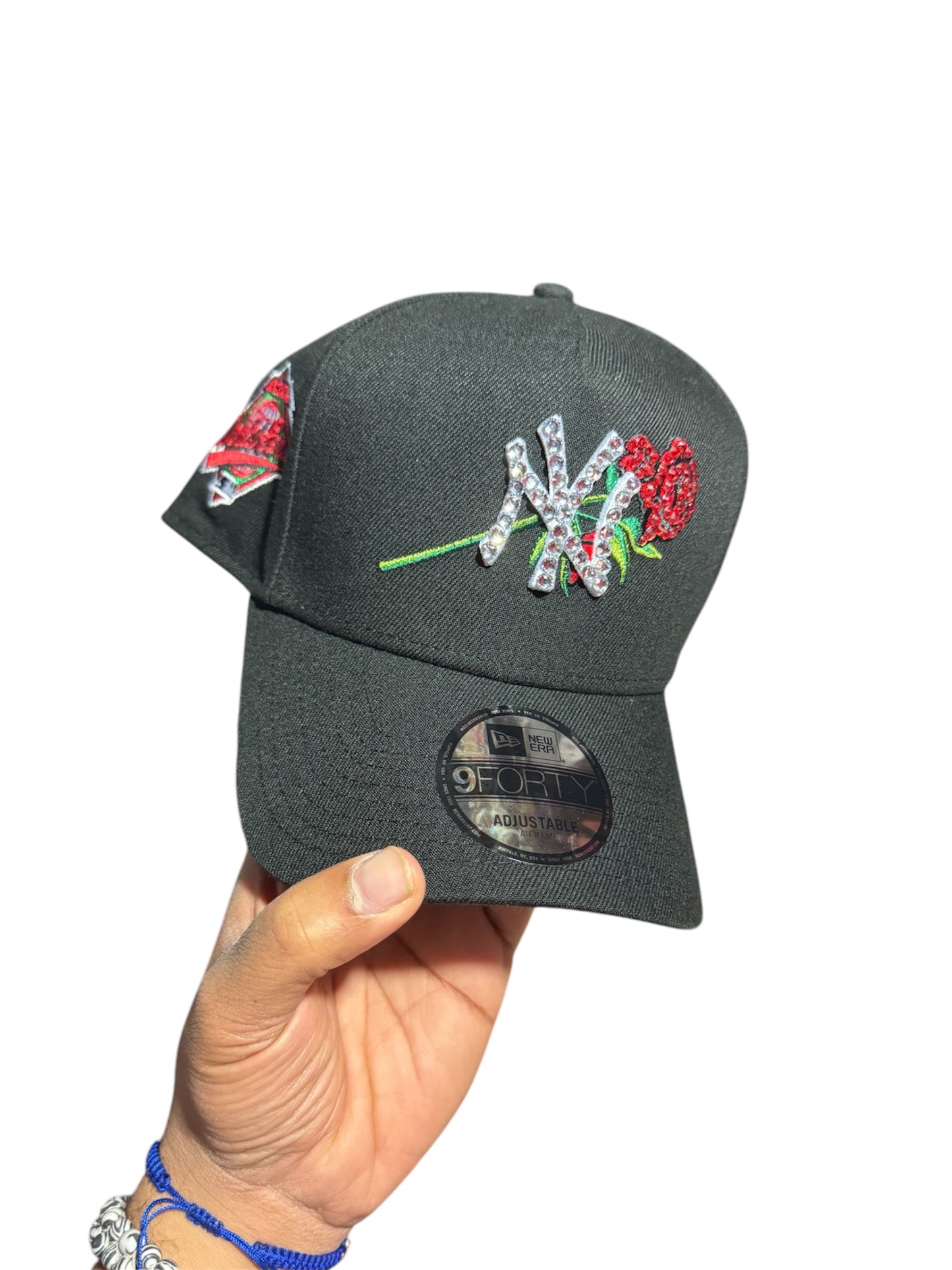 POLANCAPS NY ICE ROSE BLACK SNAPBACK