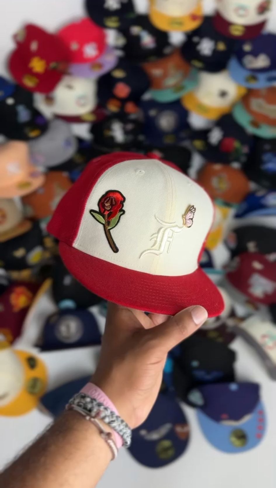 Red and White F.O.G Fitted