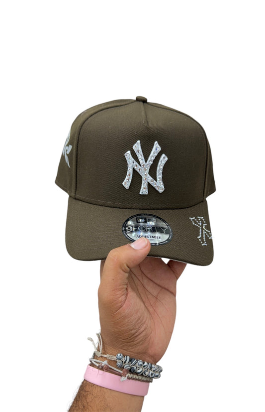 POLANCAPS NY ICE Brown SNAPBACK