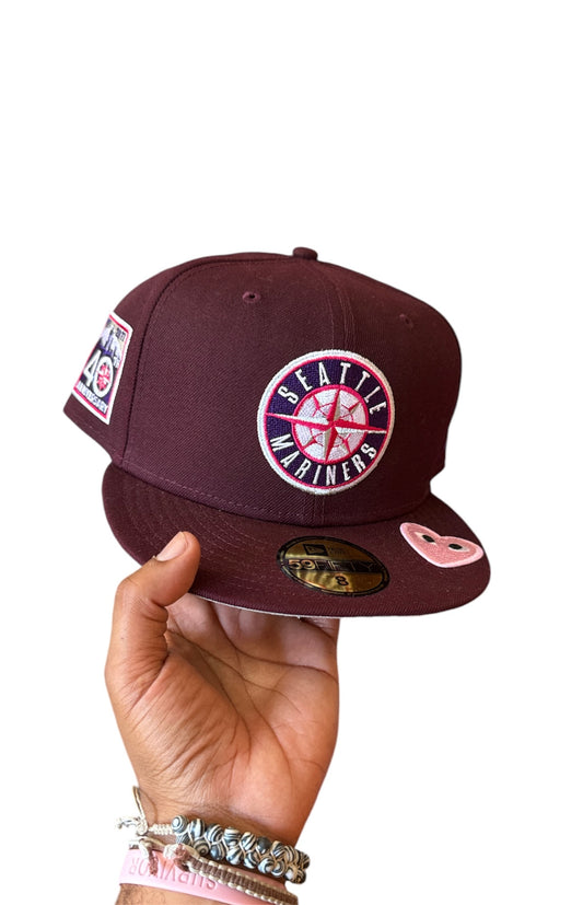 Size 8 Burgundy Seattle Fitted