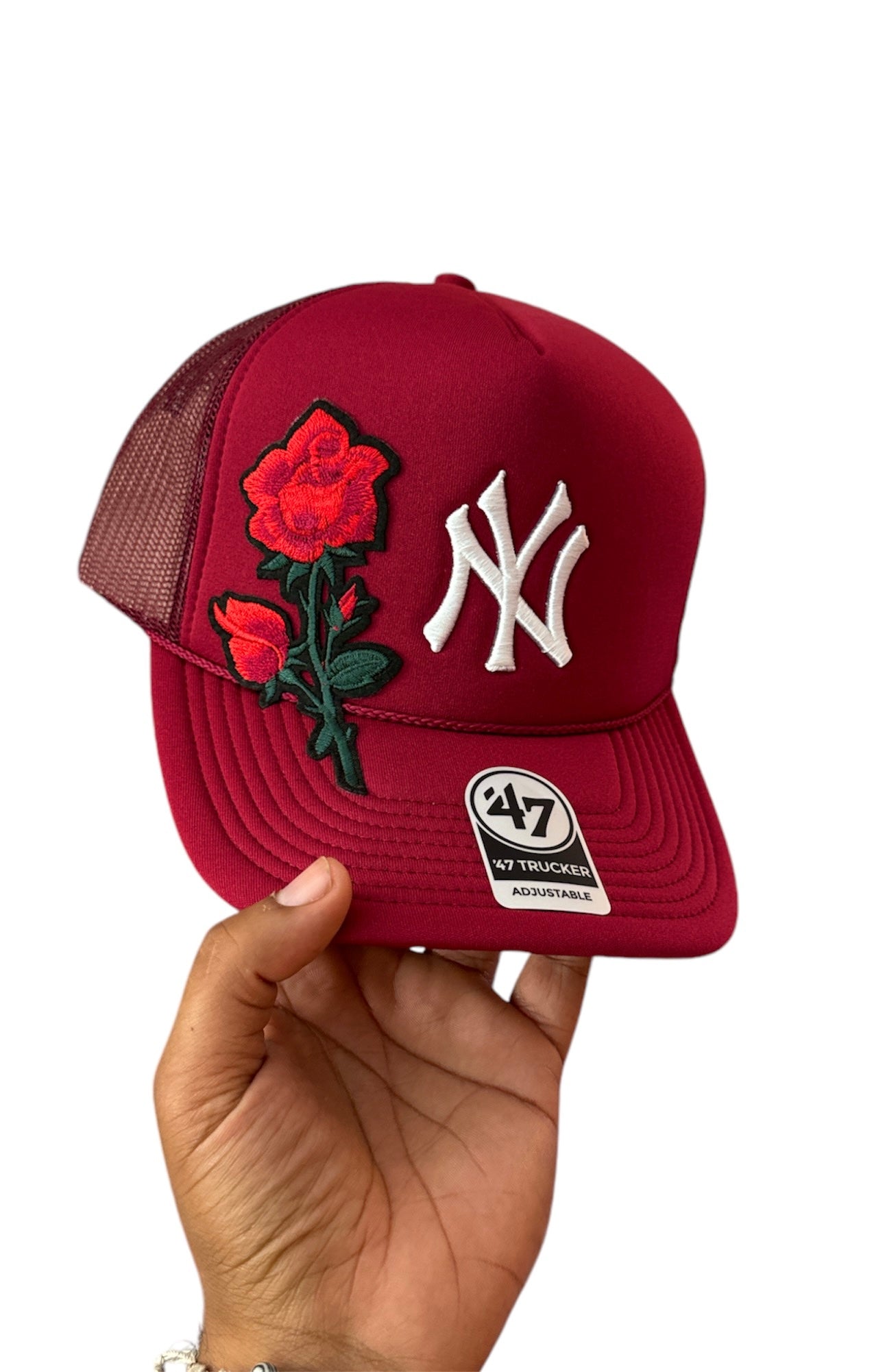 SNAPBACK Rose Trucker Yankees