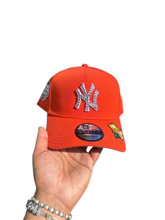 POLANCAPS NY Orange Rose SNAPBACK