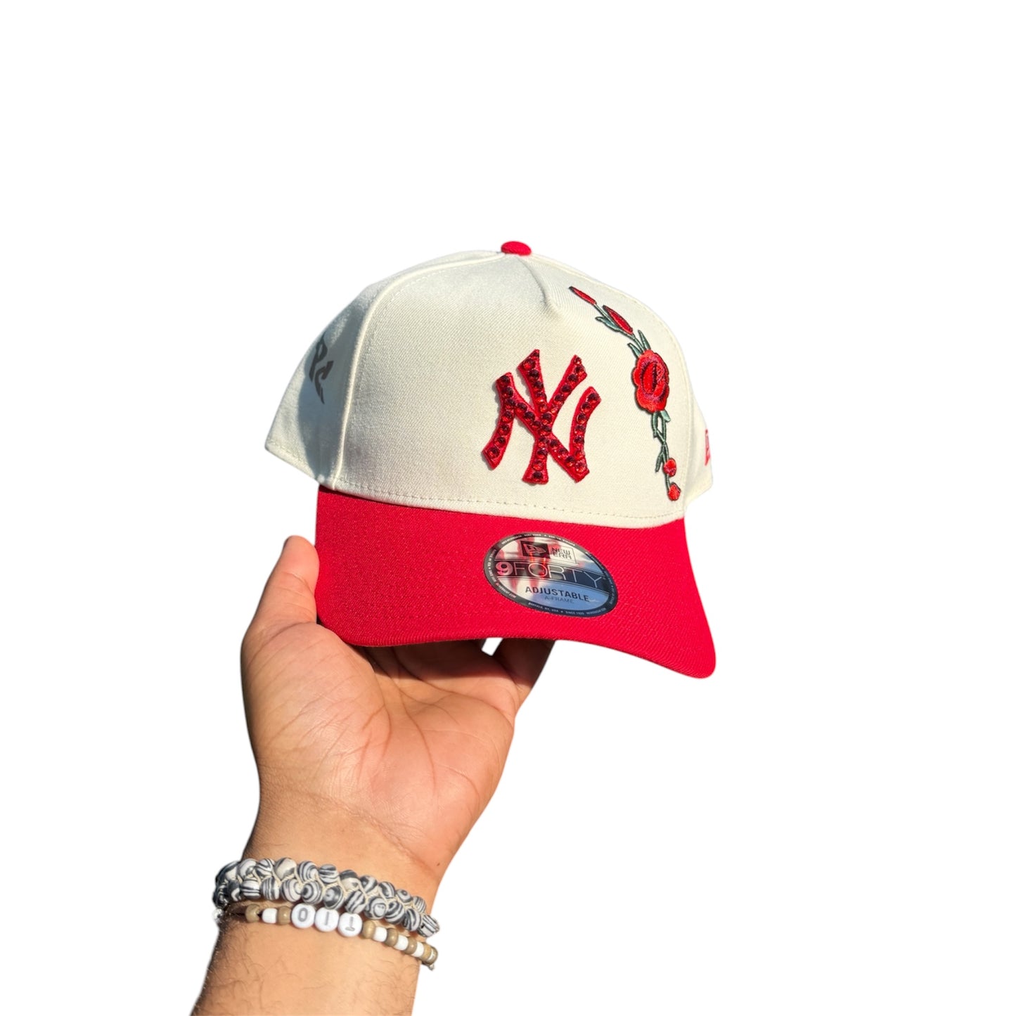 POLANCAPS NY Red Rose SNAPBACK