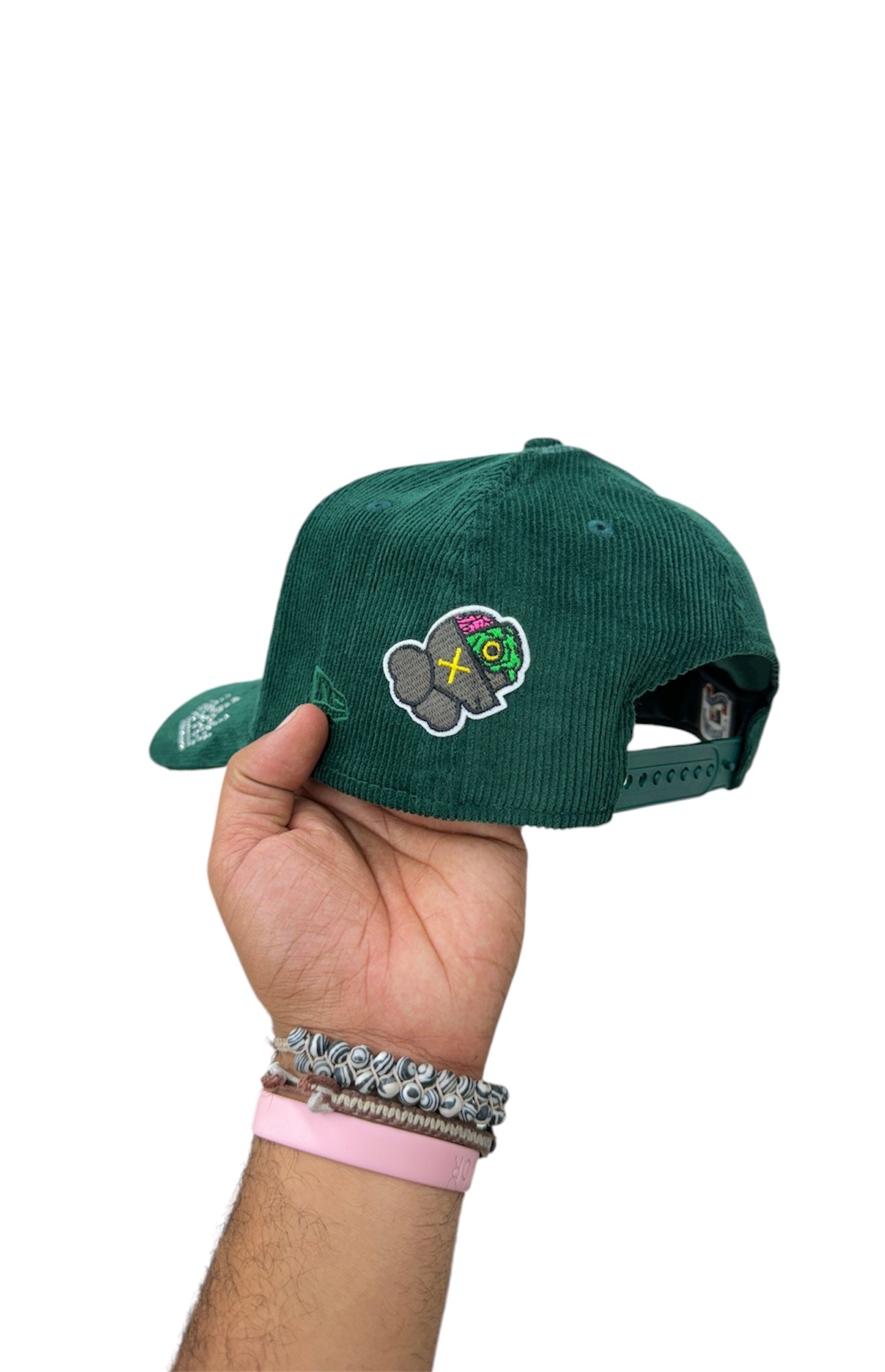 POLANCAPS NY Corduroy Forest Green SNAPBACK