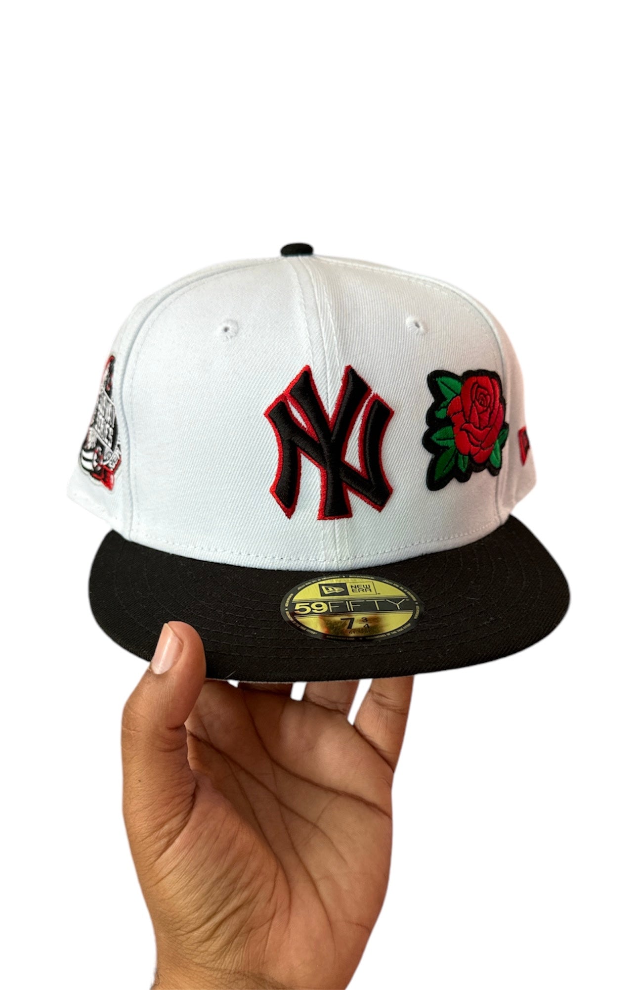 Size 7 3/4 Roses Yankees Fitted