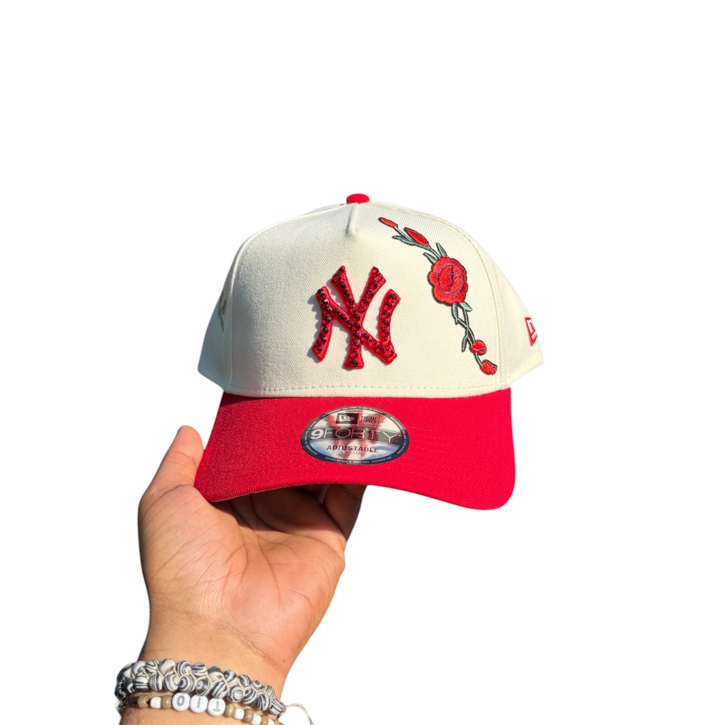 POLANCAPS NY Red Rose SNAPBACK