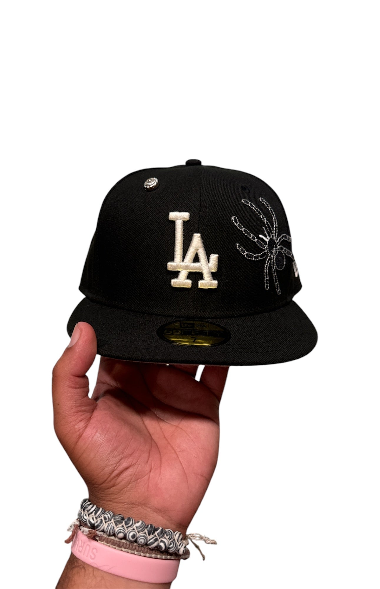 Size 7 Spider LA Dodgers Fitted