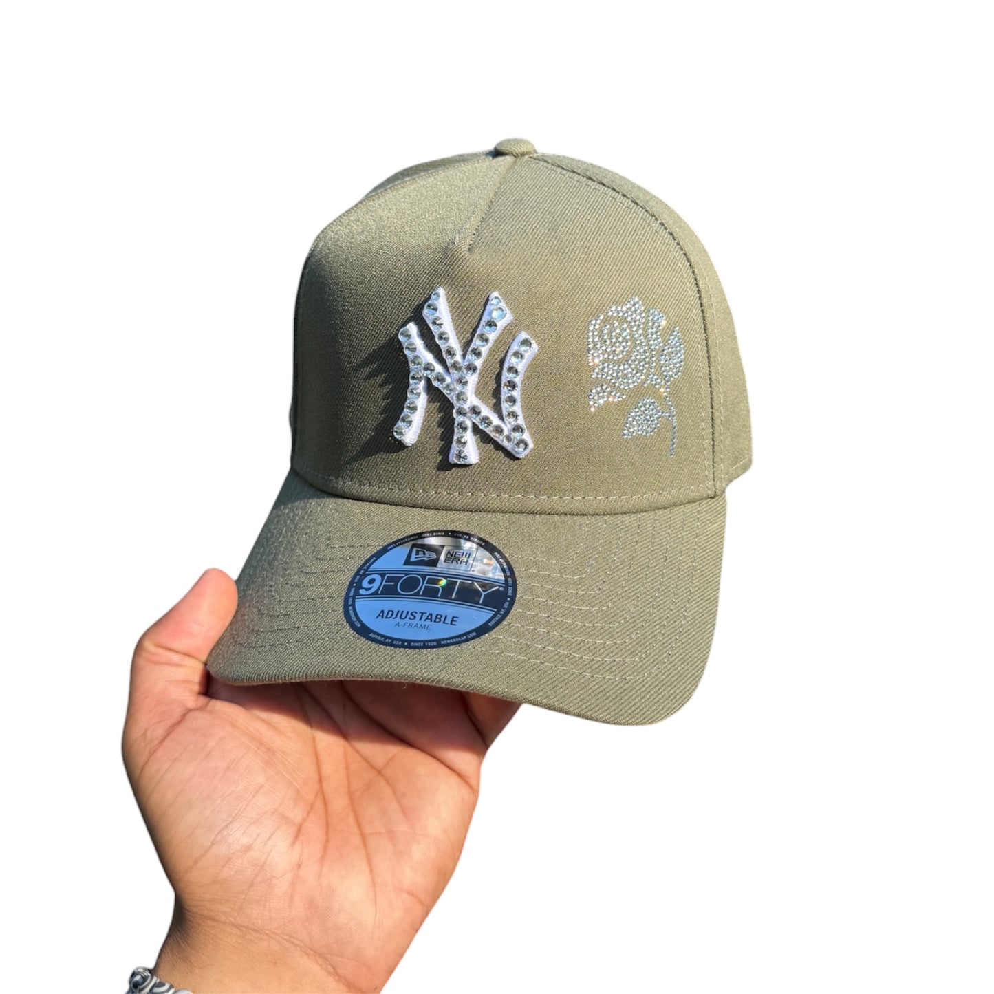 POLANCAPS NY Olive Rose SNAPBACK