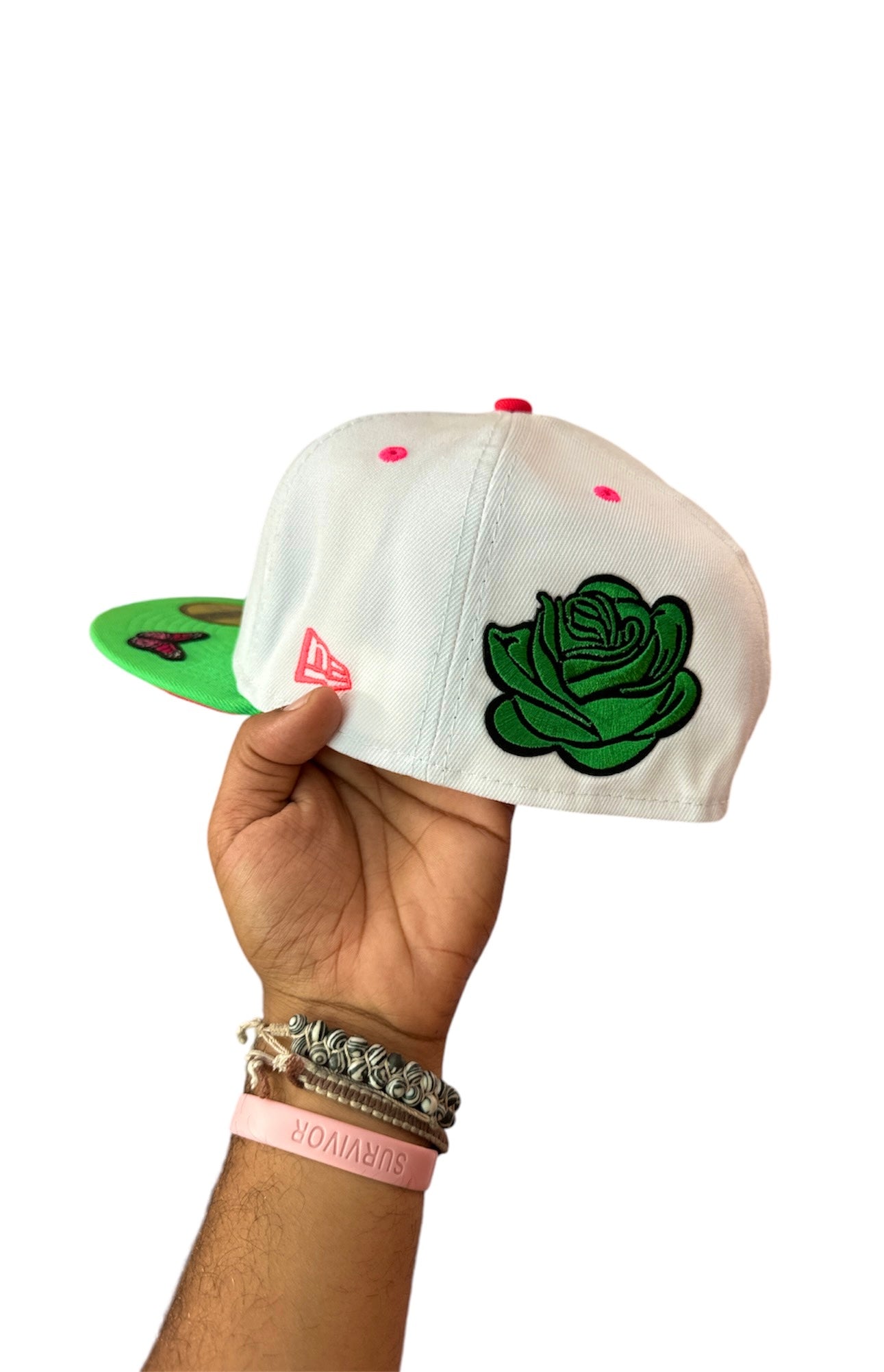 Size 7 3/4 Watermelon Boston Fitted