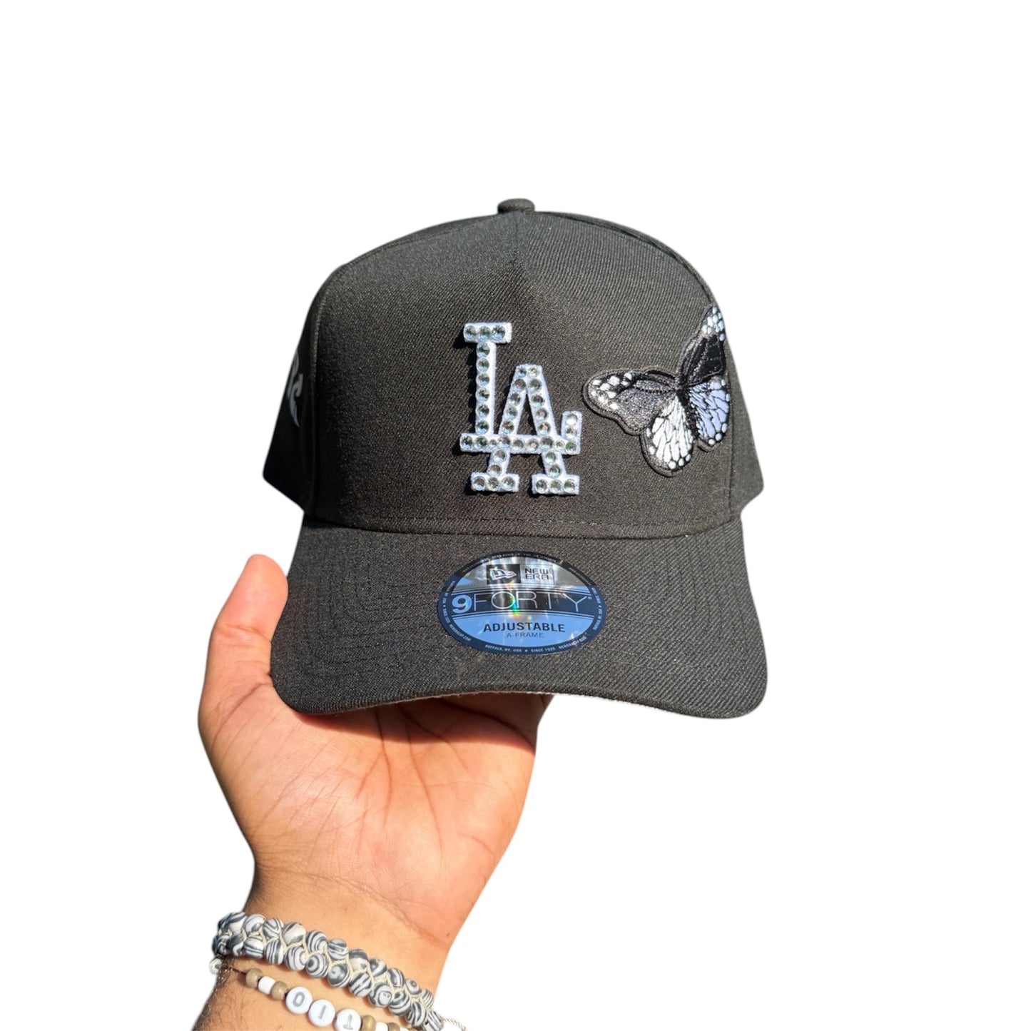 POLANCAPS LA Blk Butterfly SNAPBACK