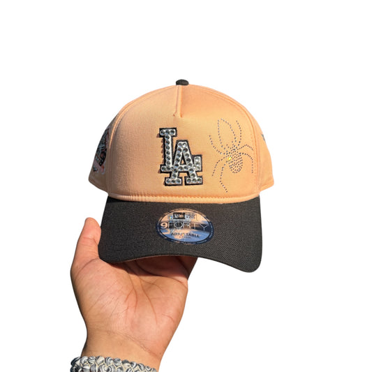 POLANCAPS LA Peach Spider SNAPBACK