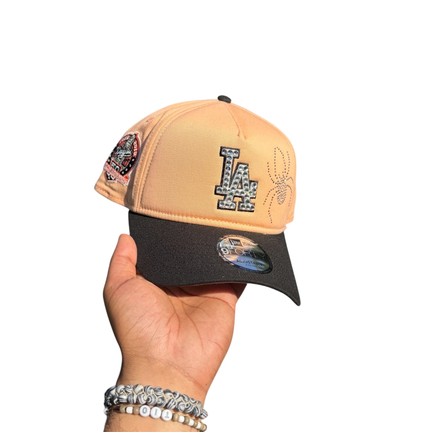 POLANCAPS LA Peach Spider SNAPBACK