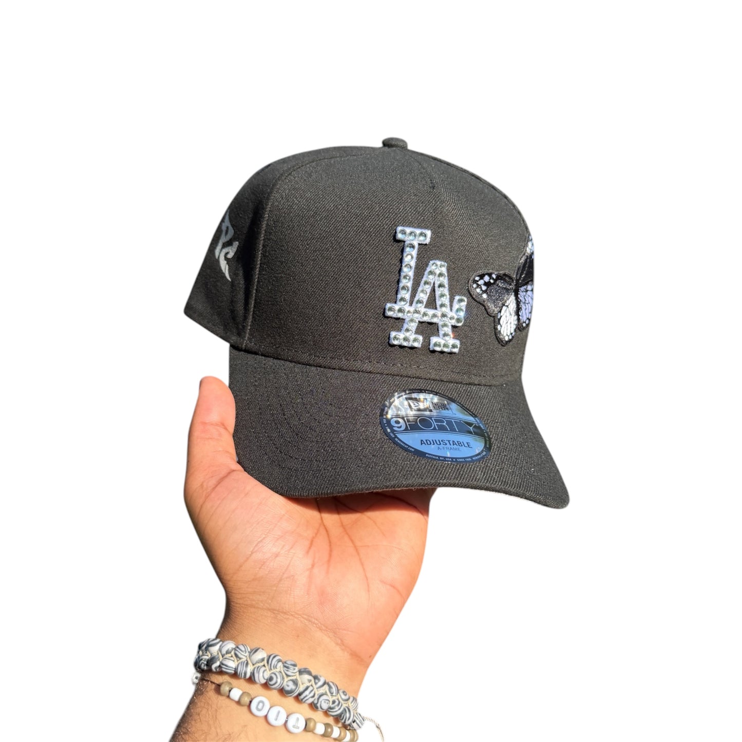 POLANCAPS LA Blk Butterfly SNAPBACK