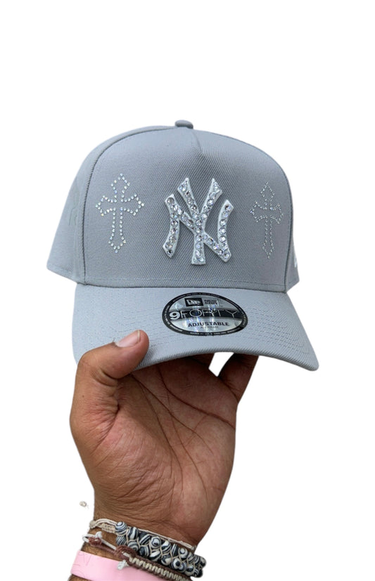 POLANCAPS NY ICE Grey SNAPBACK