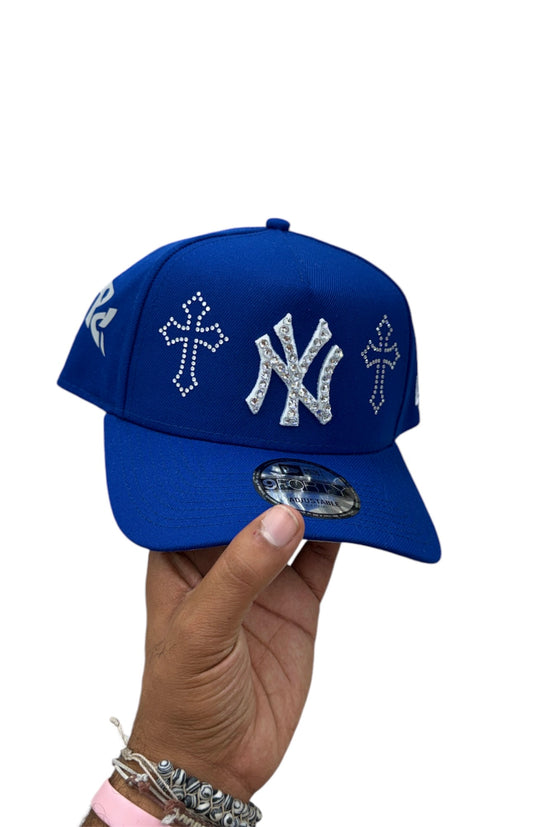 POLANCAPS NY ICE Royal Blue SNAPBACK