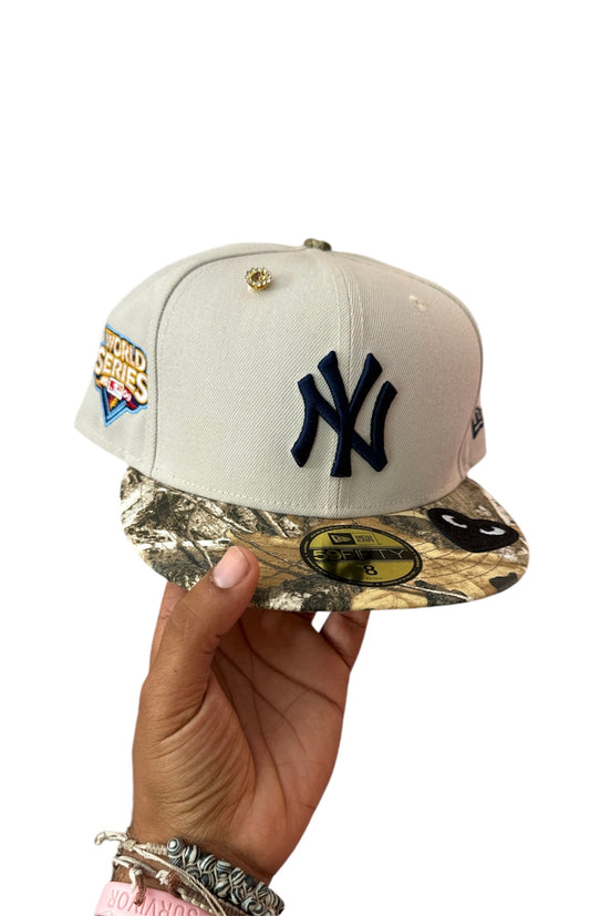 Size 8 CAMO Yankees Fitted