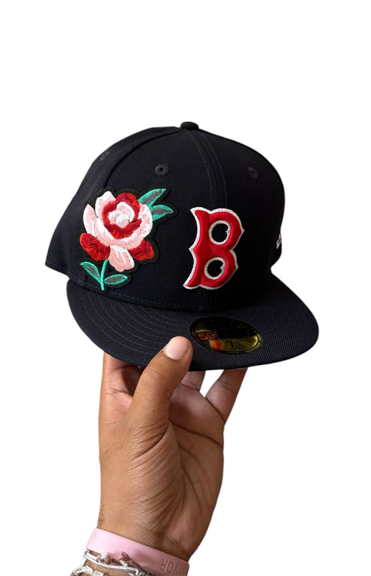 Size 7 1/4 Floral Boston Fitted