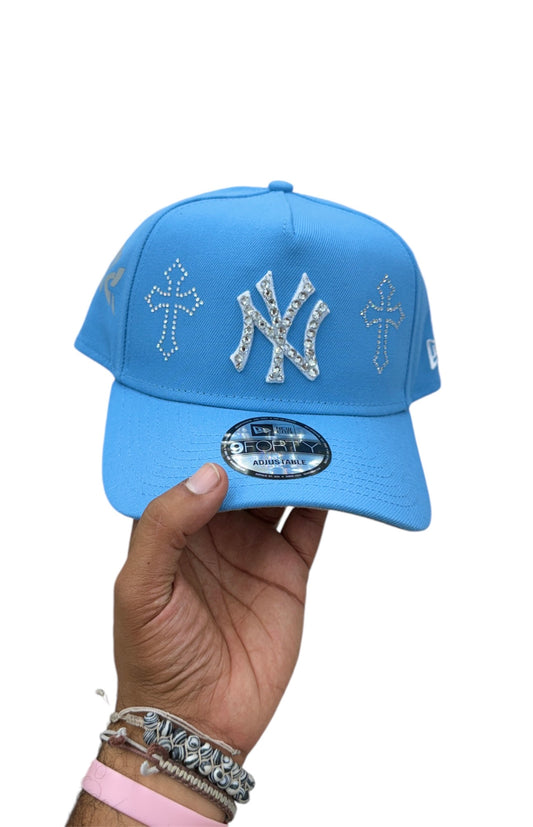 POLANCAPS NY ICE Sky Blue SNAPBACK