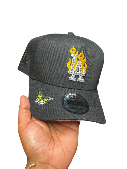 POLANCAPS NY ICE LA FLAME SNAPBACK