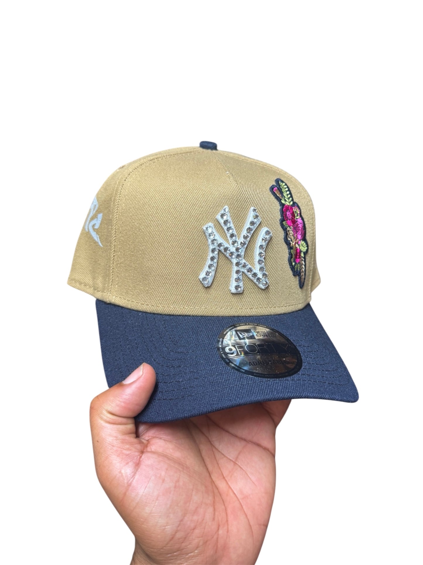 POLANCAPS NY ICE NAVY ROSE SNAPBACK