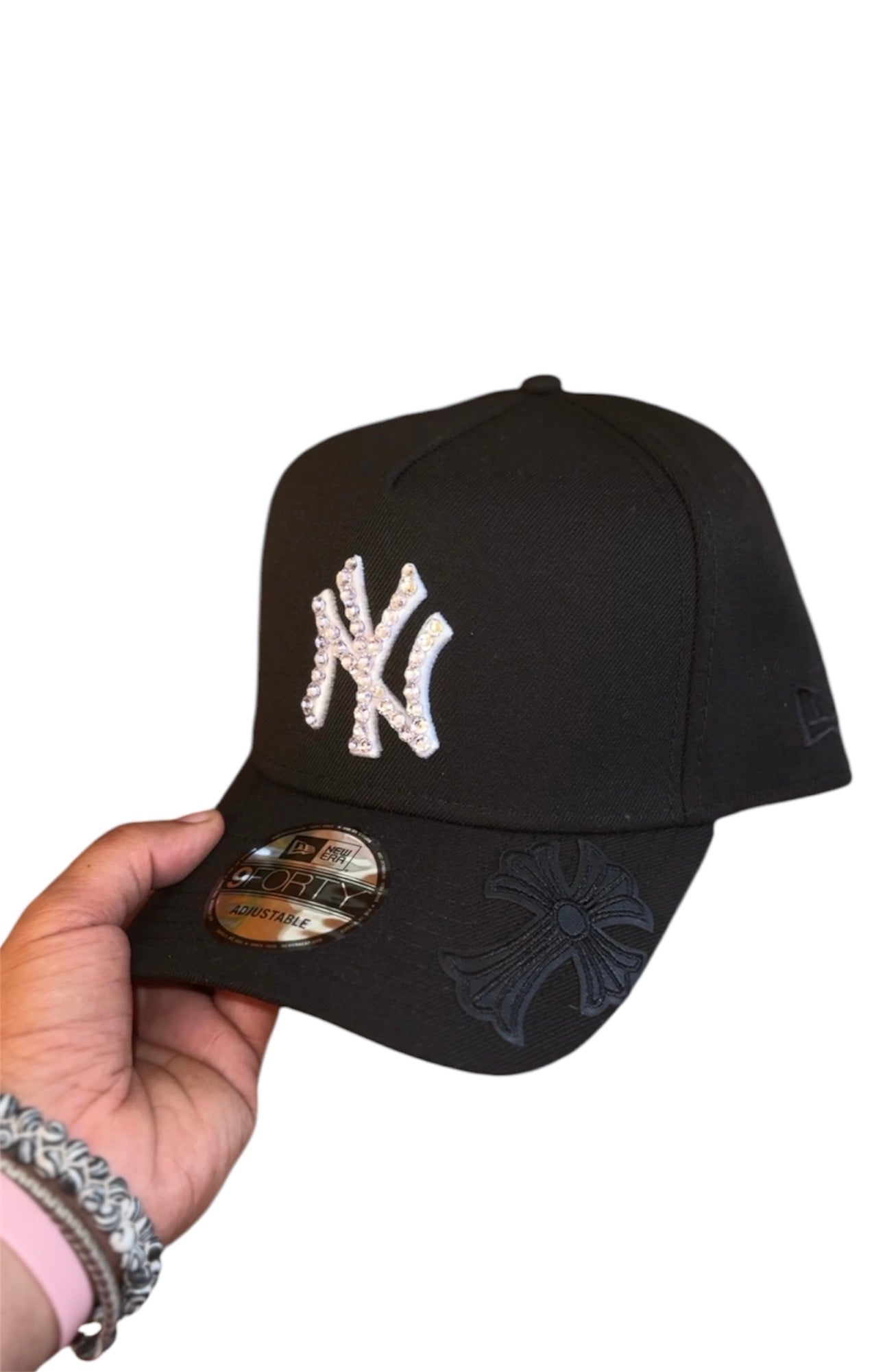 POLANCAPS NY ICE Chrome Black SNAPBACK