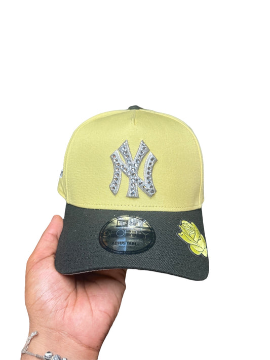POLANCAPS NY ICE PASTEL YELLOW SNAPBACK