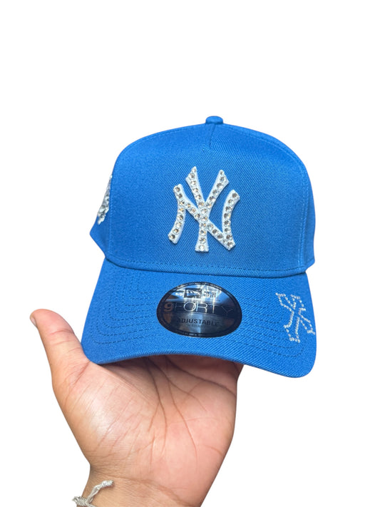 POLANCAPS NY ICE INDIGO SNAPBACK
